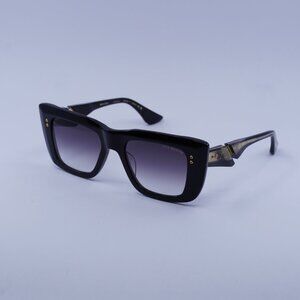 Dita MAHINE-DTS-437-A-01 Sunglasses Black Cat Eye Frames, Grey Lenses